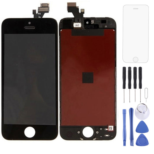 Écran LCD avec cadre pour iPhone 5, pour iPhone 5 noir, pour iPhone 5 blanc
