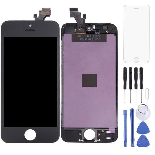 Écran LCD avec châssis pour iPhone 5, 3 en 1 pour i5 Blanc, 3 en 1 pour i5 Noir