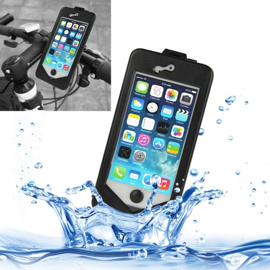 Support de vélo combiné 360 degrés à 3 couches (plastique + écran tactile + plateau en silicone) pour iPhone 5 et 5S, support de vélo rotatif à 360 degrés