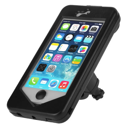 360 Degree Rotation 3 Layer (Plastic + Touch Panel Screen + Silicone Tray) Combination Bicycle Holder for iPhone 5 & 5S, 360 Degree Rotation Bicycle Holder