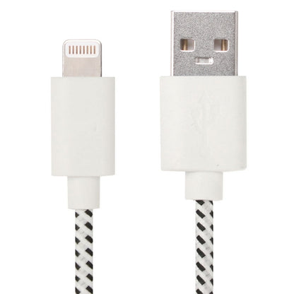 Câble de charge et de transfert de données USB 1m en nylon tressé pour iPhone, iPad, compatible jusqu'à iOS 15.5