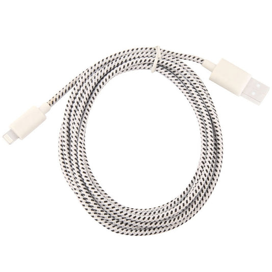 Câble de charge et de transfert de données USB 1m en nylon tressé pour iPhone, iPad, compatible jusqu'à iOS 15.5
