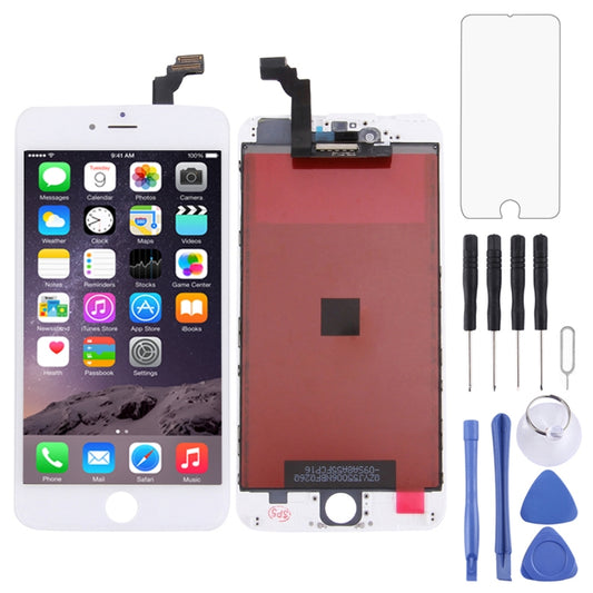Écran LCD avec châssis pour iPhone 6 Plus, 3 en 1 pour i6 Plus Blanc, 3 en 1 pour i6 Plus Noir