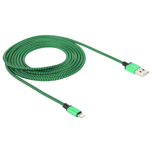 2m Woven Style 8 Pin to USB Sync Data / Charging Cable