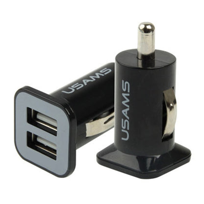 Chargeur de voiture haute performance double port USB 2.1A + 1A pour iPad Air 2 & Air & 4, iPhone 6 & 6 Plus & 5C & 5S & 4 & 4S, iPod touch, tablette / série Note Galaxy et autres téléphones portables, navigateurs