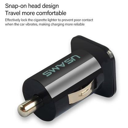 Chargeur de voiture haute performance double port USB 2.1A + 1A pour iPad Air 2 & Air & 4, iPhone 6 & 6 Plus & 5C & 5S & 4 & 4S, iPod touch, tablette / série Note Galaxy et autres téléphones portables, navigateurs