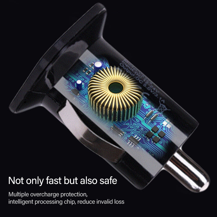 Chargeur de voiture haute performance double port USB 2.1A + 1A pour iPad Air 2 & Air & 4, iPhone 6 & 6 Plus & 5C & 5S & 4 & 4S, iPod touch, tablette / série Note Galaxy et autres téléphones portables, navigateurs