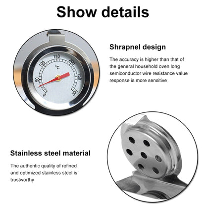 Stainless Steel Oven Thermometer (0~300℃)
