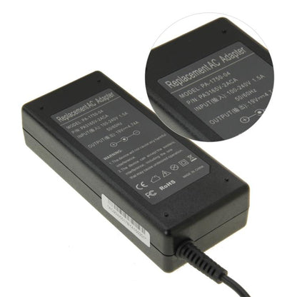 PA-1750-04 90W 19V 4.74A Mini AC Adapter for Acer / Toshiba Laptop, Output Tips:  5.5mm x 1.7mm