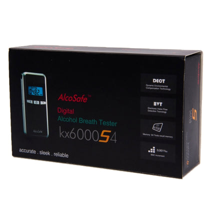 Alcohol 4 Digital LCD Display Breath Analyzer Tester, KX600054