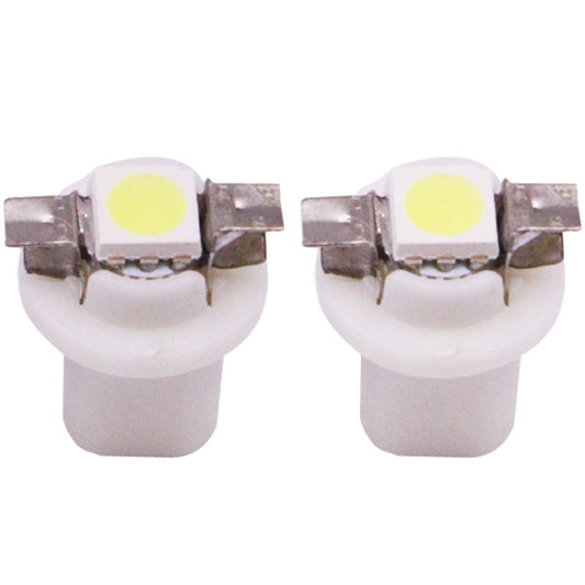 2 PCS B8.5 0.2W 12LM 1 LED SMD 5050 LED Instrument Light Bulb Dashboard Light for Vehicles, DC 12V, 0.2W B8.5