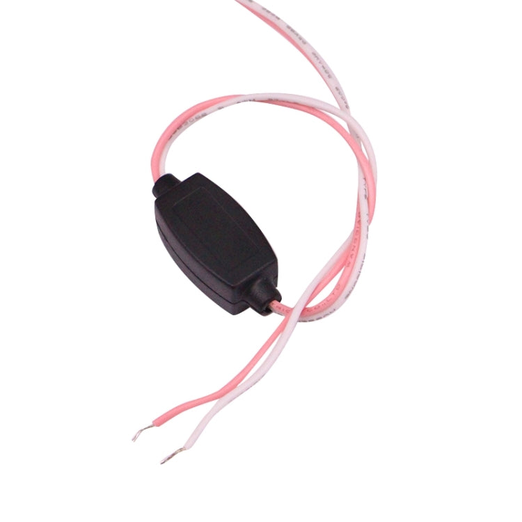 70mm 5W 180LM Angel Eyes Circles Car Headlight COB LED Lights for Vehicles, DC 12-24V, 70mm White Light, 70mm Blue Light