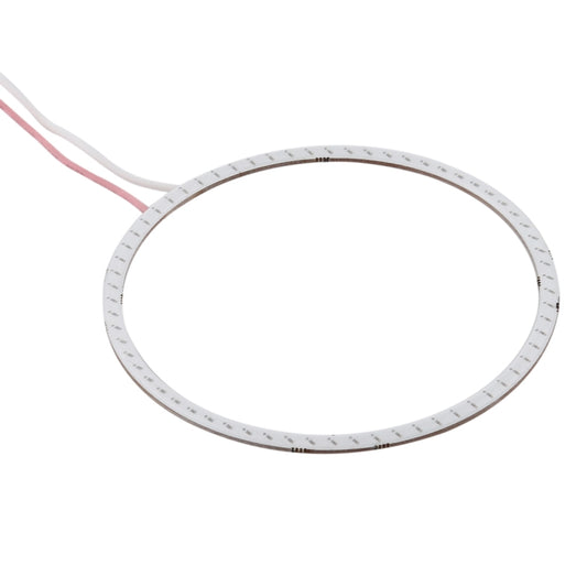 90mm 5W 180LM Angel Eyes Circles Car Headlight COB LED Lights for Vehicles, DC 12-24V, 90mm Green Light, 90mm Red Light, 90mm Blue Light, 90mm  White Light, 90mm Pink Light
