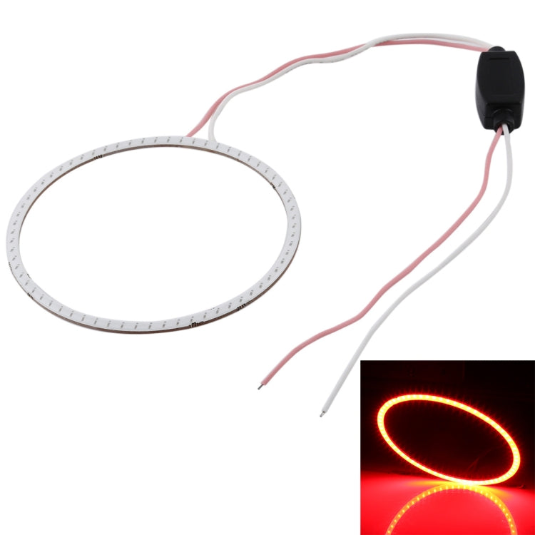 90mm 5W 180LM Angel Eyes Circles Car Headlight COB LED Lights for Vehicles, DC 12-24V, 90mm  White Light, 90mm Pink Light, 90mm Green Light, 90mm Red Light, 90mm Blue Light