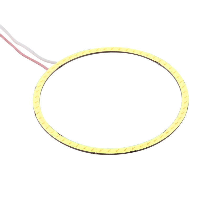 90mm 5W 180LM Angel Eyes Circles Car Headlight COB LED Lights for Vehicles, DC 12-24V, 90mm  White Light, 90mm Pink Light, 90mm Green Light, 90mm Red Light, 90mm Blue Light