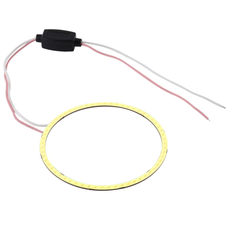 90mm 5W 180LM Angel Eyes Circles Car Headlight COB LED Lights for Vehicles, DC 12-24V, 90mm  White Light, 90mm Pink Light, 90mm Green Light, 90mm Red Light, 90mm Blue Light