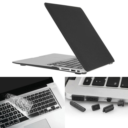 ENKAY pour Macbook Air 11,6 pouces (version US) / A1370 / A1465 Coque de protection rigide mate 3 en 1 Hat-Prince avec protection de clavier et cache anti-poussière de port