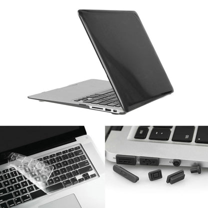 ENKAY pour Macbook Air 11,6 pouces (version US) / A1370 / A1465 Étui de protection rigide en plastique transparent 3 en 1 Hat-Prince avec protection de clavier et bouchon anti-poussière pour ports