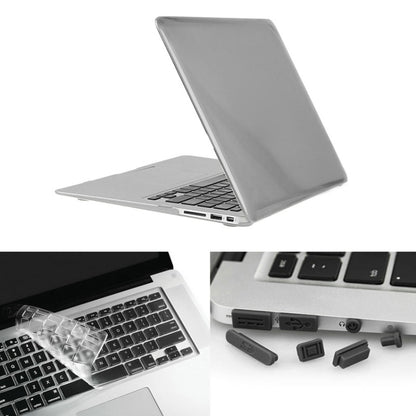 ENKAY pour Macbook Air 11,6 pouces (version US) / A1370 / A1465 Étui de protection rigide en plastique transparent 3 en 1 Hat-Prince avec protection de clavier et bouchon anti-poussière pour ports