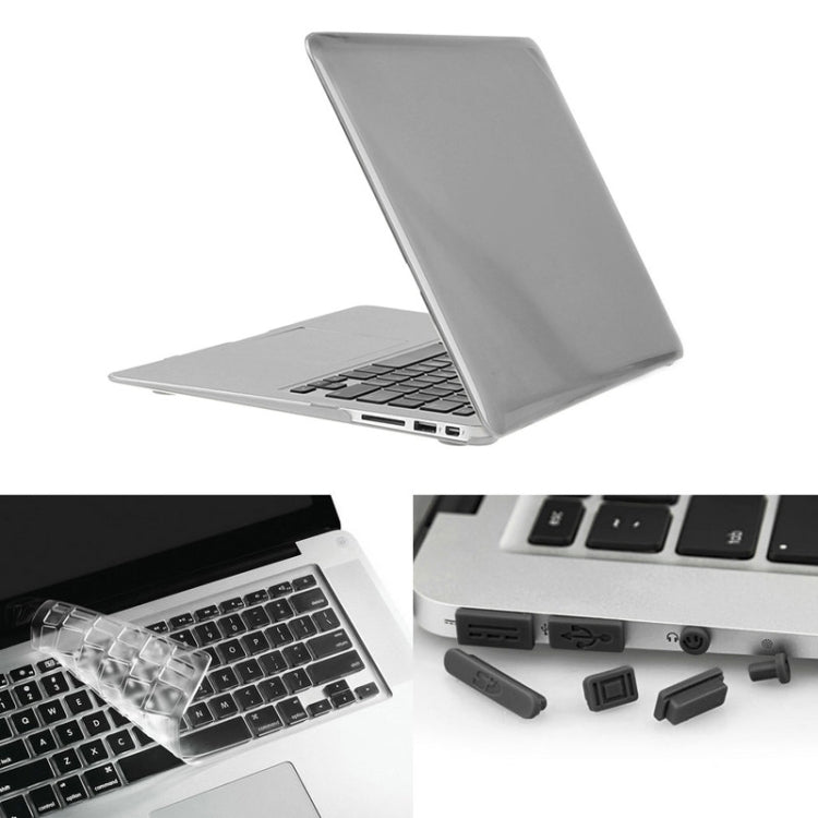 ENKAY pour Macbook Air 13,3 pouces (version américaine) / A1369 / A1466 Hat-Prince 3 en 1 coque de protection rigide en plastique avec protection de clavier et bouchon anti-poussière de port