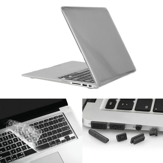 ENKAY pour Macbook Air 13,3 pouces (version américaine) / A1369 / A1466 Hat-Prince 3 en 1 coque de protection rigide en plastique avec protection de clavier et bouchon anti-poussière de port