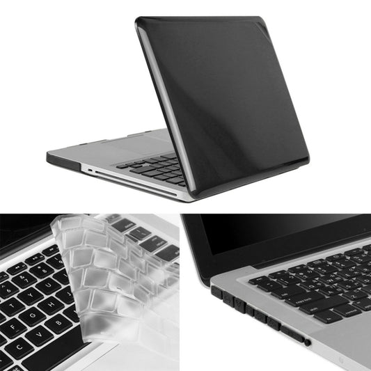 ENKAY pour Macbook Pro 13,3 pouces (version US) / A1278 Coque de protection rigide en plastique transparent 3 en 1 Hat-Prince avec protection de clavier et bouchons anti-poussière pour ports