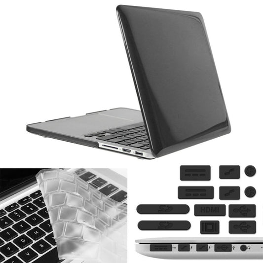 ENKAY pour Macbook Pro Retina 13,3 pouces (version US) / A1425 / A1502 Hat-Prince Coque de protection rigide 3 en 1 en plastique avec protection de clavier et bouchon anti-poussière pour ports