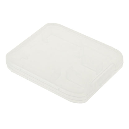 100Pcs Transparent Plastic Storage Card Box for SD Card + TF Card, SD+TF Card