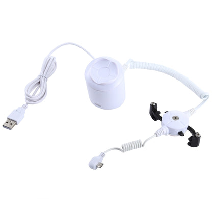 Système de sécurité pour support d'écran cylindrique Alarme antivol / Support d'écran antivol avec télécommande infrarouge pour smartphones avec port Micro-USB, cylindrique ABS Micro-USB