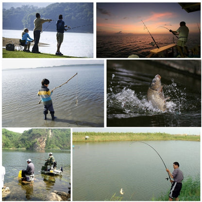 100 leurres de pêche artificiels en forme de vers de terre en silicone souple