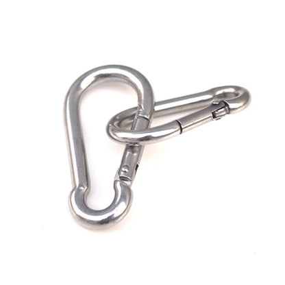Mousqueton en acier inoxydable M7 à ressort multifonction pour l'alpinisme, boucle de verrouillage, crochet de camping pour corde, diamètre intérieur : 6,84 mm, M7