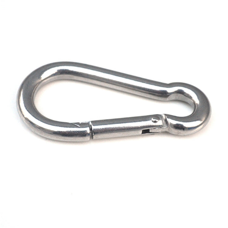 Mousqueton M6 en acier inoxydable, crochet à ressort, multi-outils, boucle d'alpinisme, verrouillage, crochet de camping pour corde, diamètre intérieur : 5,8 mm, M6