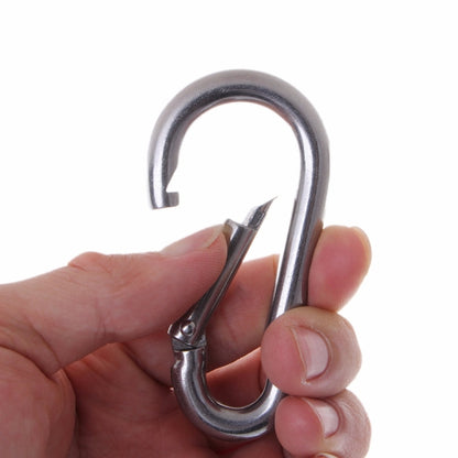 Mousqueton M6 en acier inoxydable, crochet à ressort, multi-outils, boucle d'alpinisme, verrouillage, crochet de camping pour corde, diamètre intérieur : 5,8 mm, M6