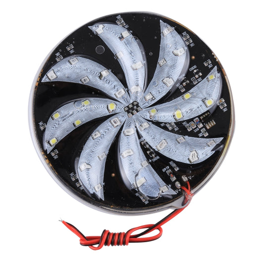 40 LED CMS 2835 Lumière colorée de roue de moulin à vent modifiée pour moto, lampe d'ambiance clignotante, diamètre : 10 cm, 12 V CC, diamètre : 10 cm