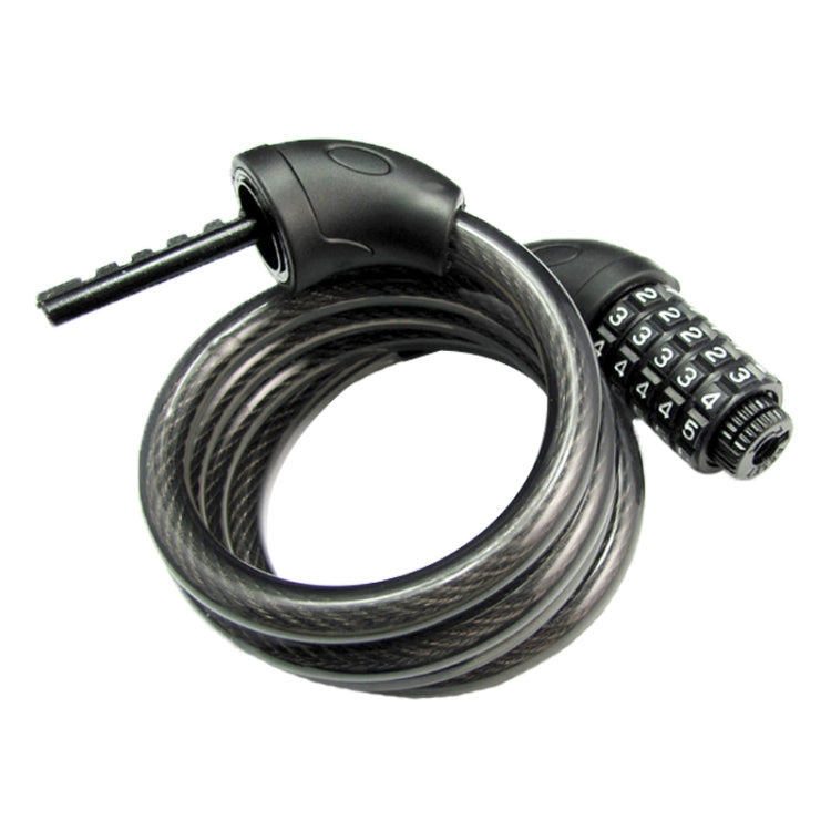 5 Digits Bicycle Motorcycle Steel Wire Lock Strip, 5 Digits Steel Wire Lock