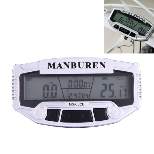 Compteur kilométrique et tachymètre multifonction MS-602B avec écran LCD pour vélo, MS-602B