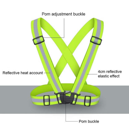 Night Riding Running Flexible Reflective Safety Vest