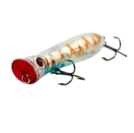 8cm Shrimp Mouth Type Water Surface Popper Lure Hit Water Waves Climb Fishing Bait, Random Color Delivery, 8cm Shrimp Mouth Type