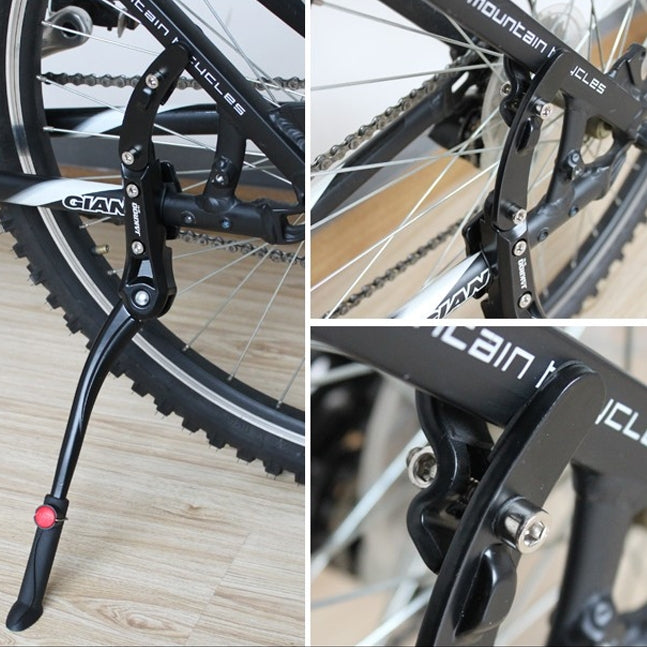 Double béquille latérale réglable pour vélo de montagne