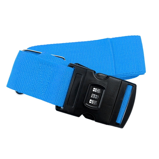 Luggage Strap Cross Belt Adjustable Packing Band Belt Strap with Password Lock for Luggage Travel Suitcase