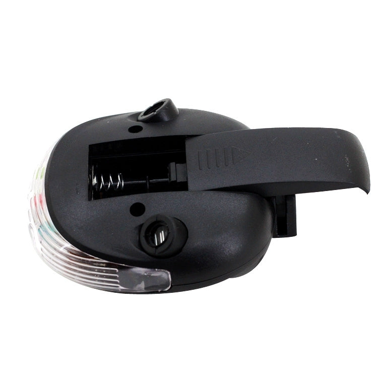 Shell Shape Bicycle Safety Rear Warning Tail Light with 2 Laser Beams and Colorful Lights, Shell Shape Colorful Lights
