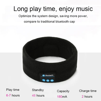 My-Call Bluetooth V5.0 Headsfree Sport Headband Music Headwear for iPhone 6 & 6s / iPhone 5 & 5S / iPhone 4 & 4S and Other Bluetooth Devices, usic Headwear Black, Music Headwear Dark Gray, Music Headwear Grey