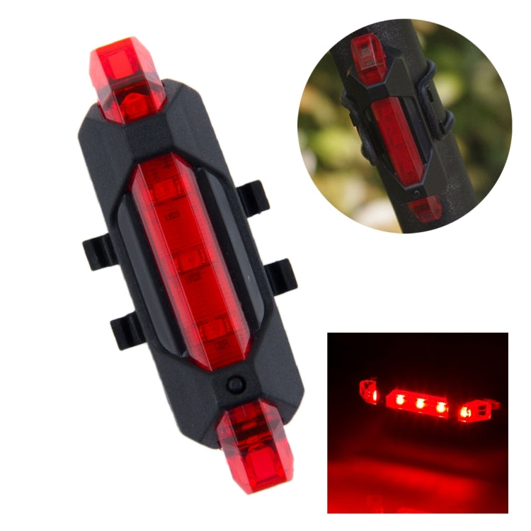 AQY-093 Feu arrière de vélo à LED détachable et rechargeable par USB