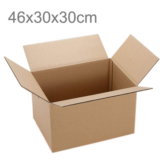 Shipping Packing Moving Kraft Paper Boxes, Size: 46x30x30cm, 46x30x30cm