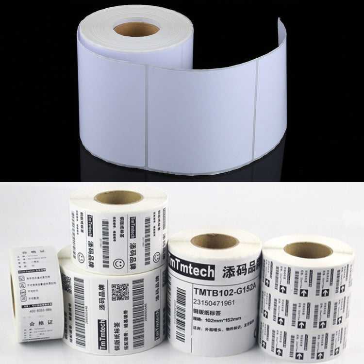 Thermal Printing Paper / Thermal Adhesive Label Paper, Size: 100mm x 100mm（500pcs Labels）, 100x100mm
