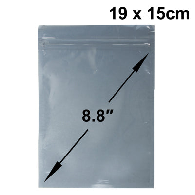 Sachet antistatique refermable (Zip Lock) 8,8 pouces (100 pièces), Taille : 19 x 15 cm (100 pièces par paquet, le prix correspond à 100 pièces)