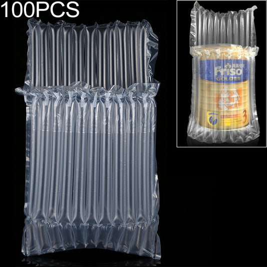 100 PCS Air Column Cushion Bag Packing with Customized Logo & Design for Mobile Phones & Spare Parts & Gift Box Package, Size: 23 x 15 x 3.5 cm, 23x15x3.5cm