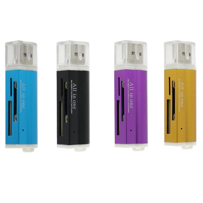 Lecteur de carte mémoire 2 pièces Multi tout-en-un USB 2.0 Micro SD SDHC TF M2 MMC MS PRO DUO