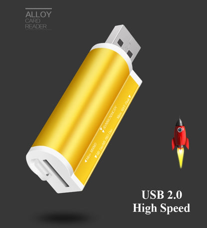 Lecteur de carte mémoire 2 pièces Multi tout-en-un USB 2.0 Micro SD SDHC TF M2 MMC MS PRO DUO