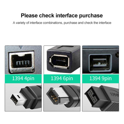 Firewire 800 IEEE1394B 9 Pin to 9 Pin Male Cable, Length: 1.5m, 9Pin to 9Pin(1.5m)